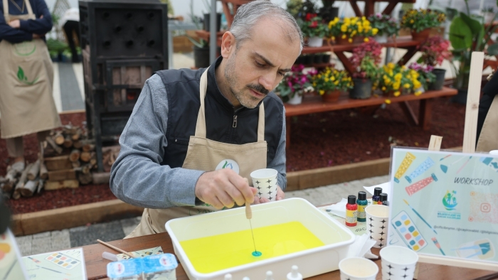 Bahçem Çayırova'da 'Toprak ve Sanat'  atölyesi etkinliği gerçekleştirildi